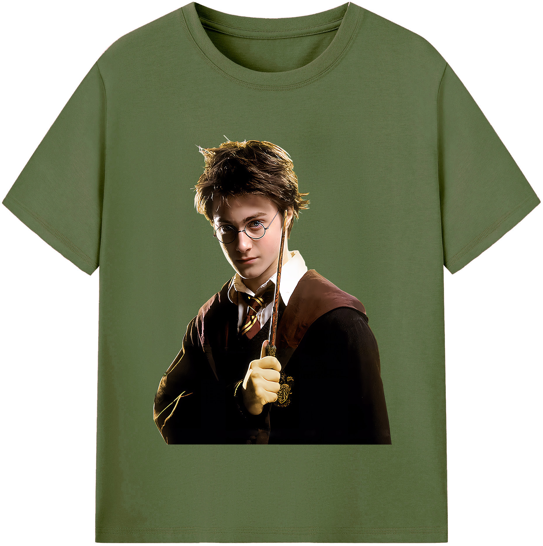 （画像用） Harry Potter ハリー・ポッターシリーズ 綿100％半袖Tシャツ（フロントプリント）